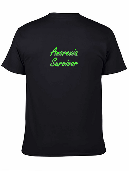 Anorexia Survivor Black Tee