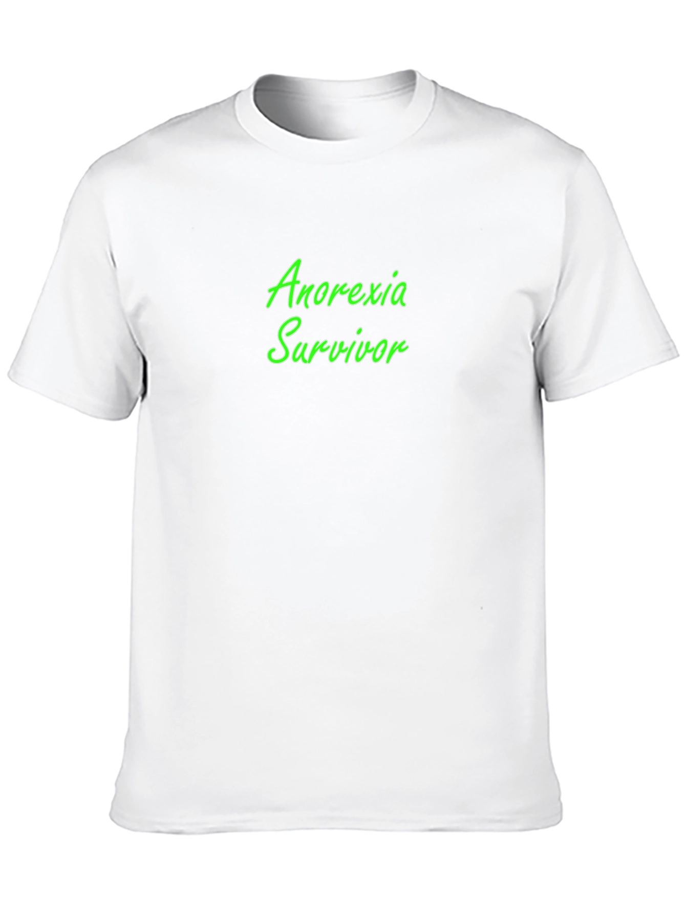 Anorexia Survivor Black Tee