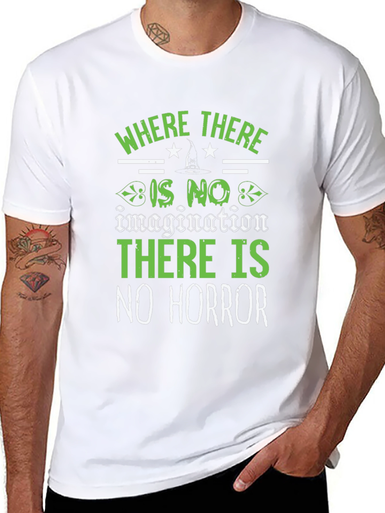 Halloween Horror Quote Graphic Tee