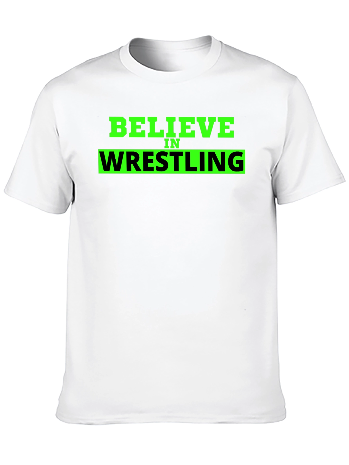 Believe in Wrestling Black T-Shirt