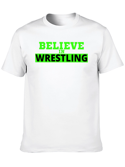 Believe in Wrestling Black T-Shirt