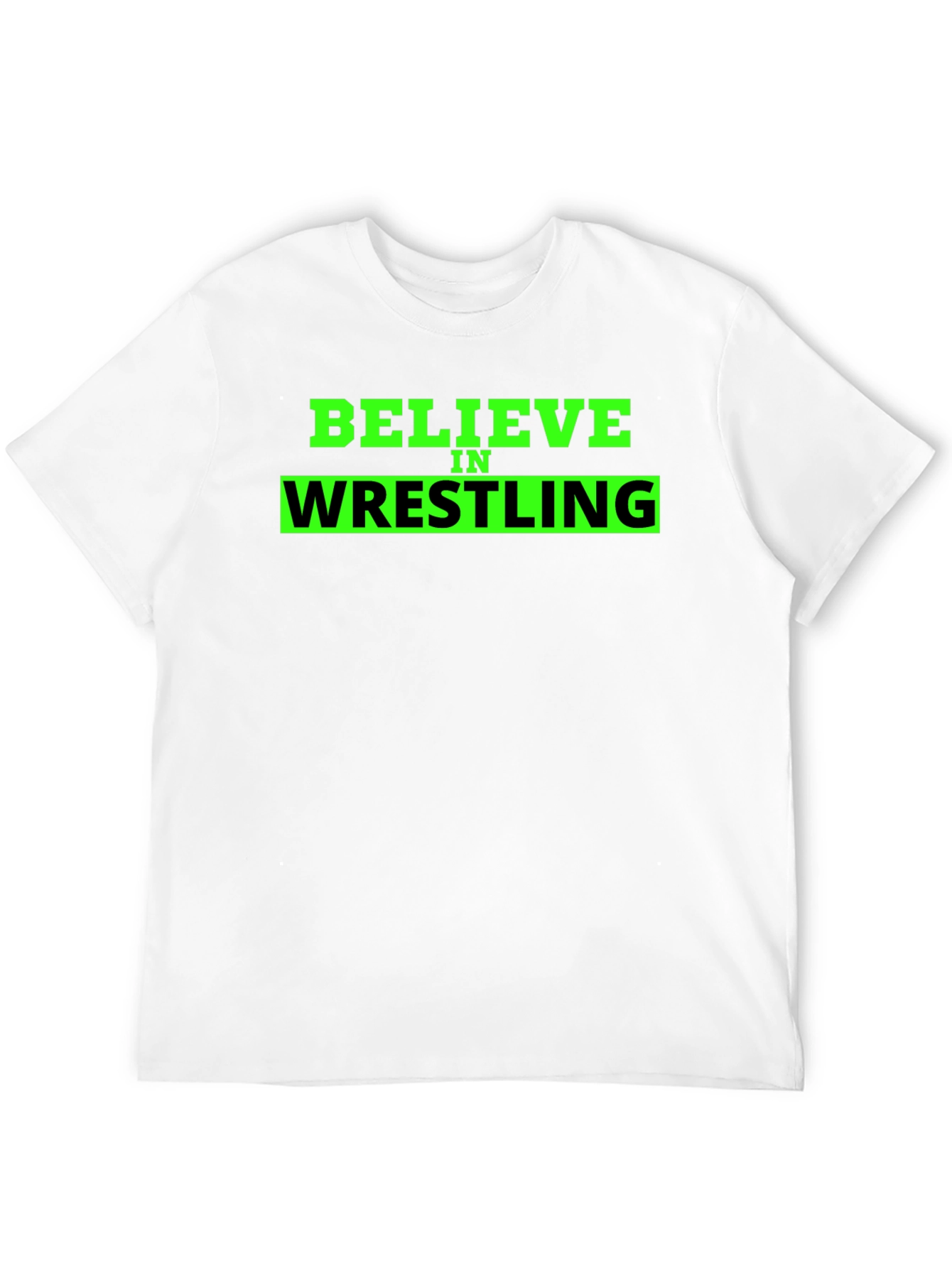 Believe in Wrestling Black T-Shirt