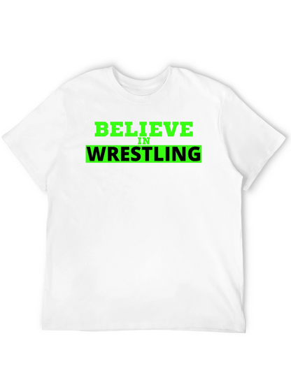 Believe in Wrestling Black T-Shirt