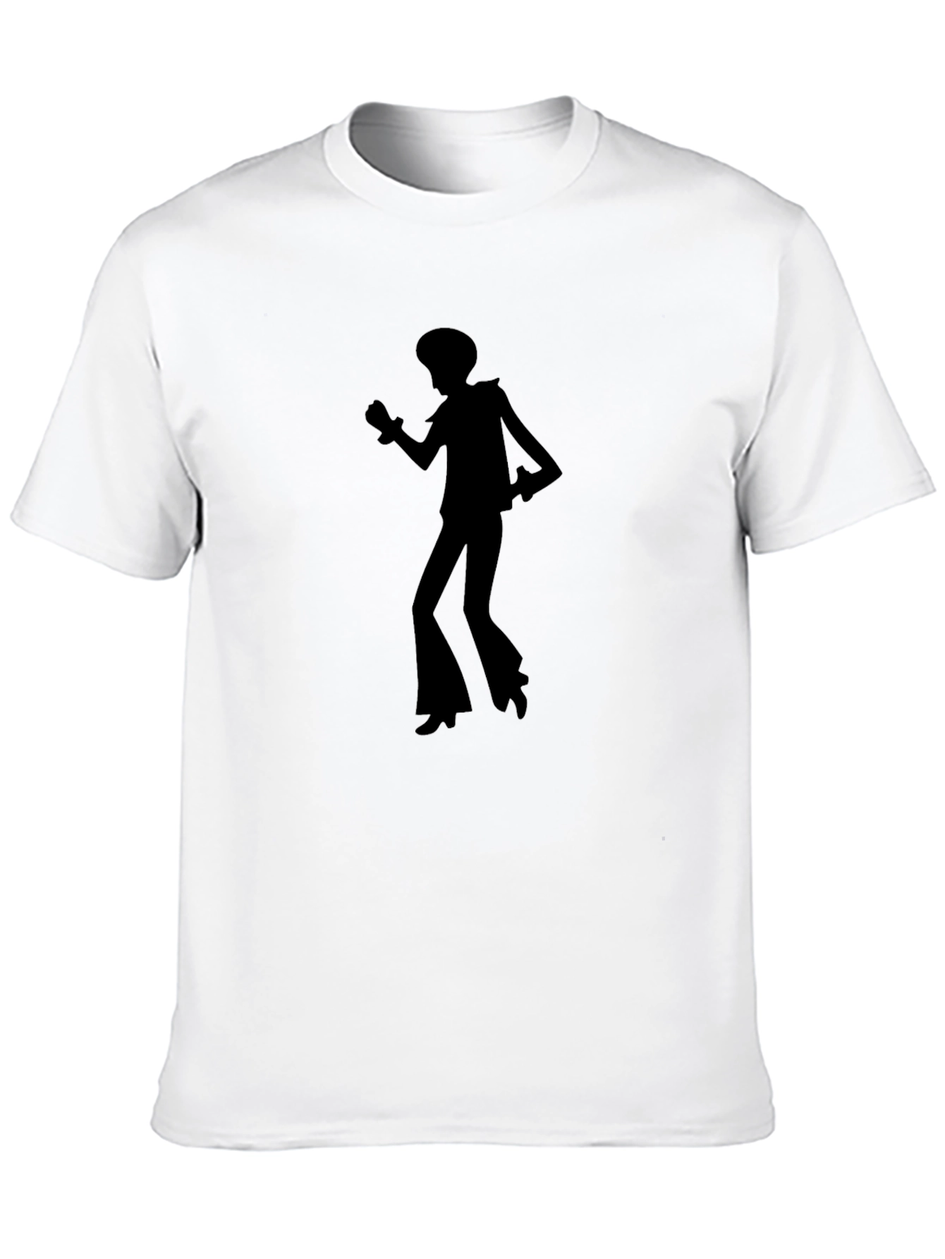 Retro Disco Dancer Black T-Shirt
