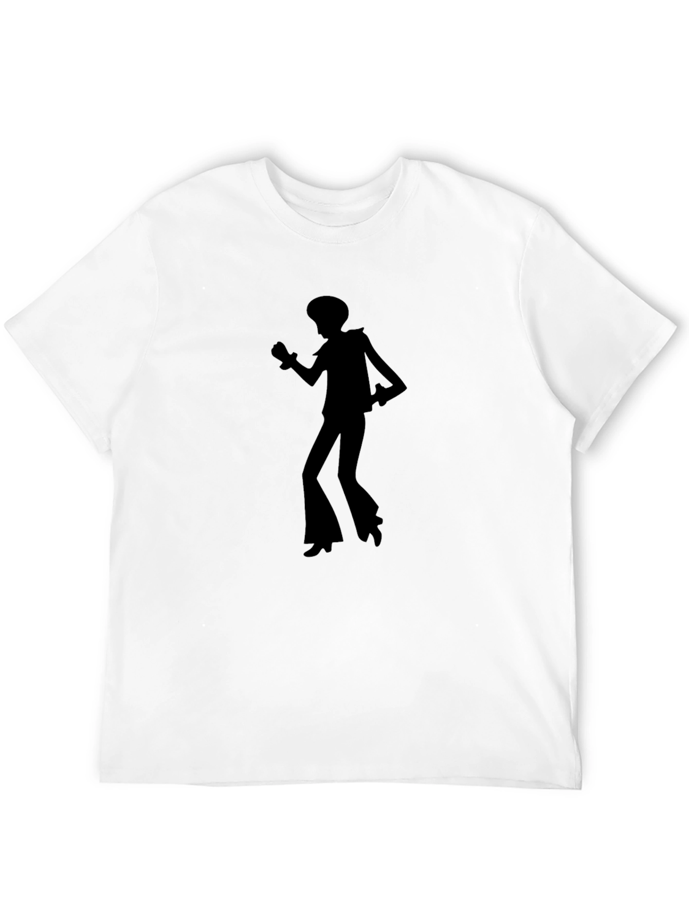 Retro Disco Dancer Black T-Shirt