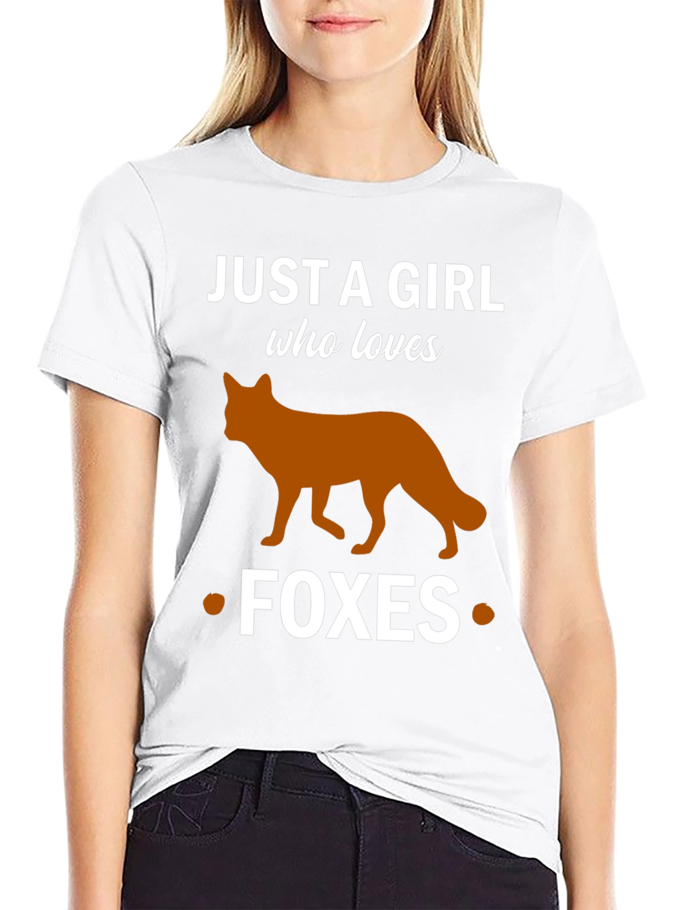 Just a Girl Who Loves Foxes T-Shirt