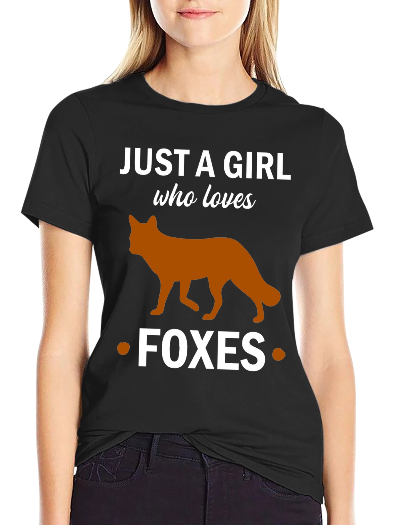 Just a Girl Who Loves Foxes T-Shirt
