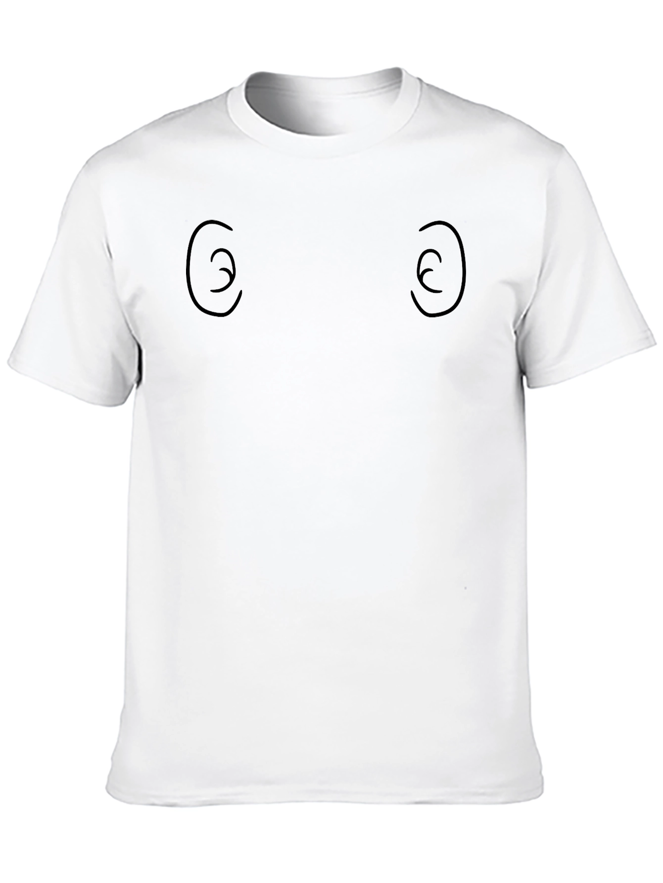 Funny Eye Chart Black T-Shirt