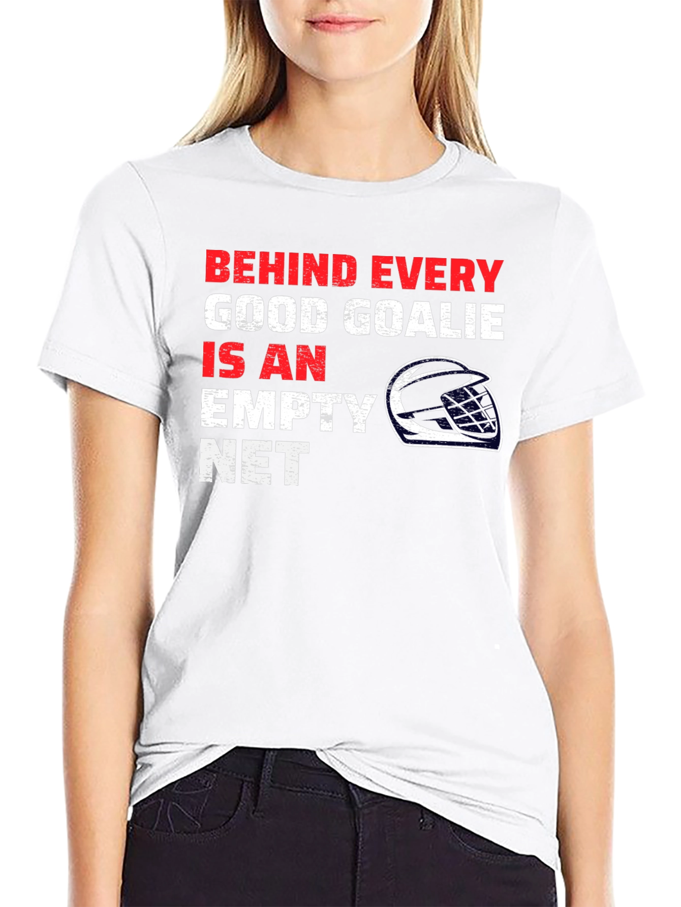 Hockey Goalie T-Shirt - Behind Every Good Goalie