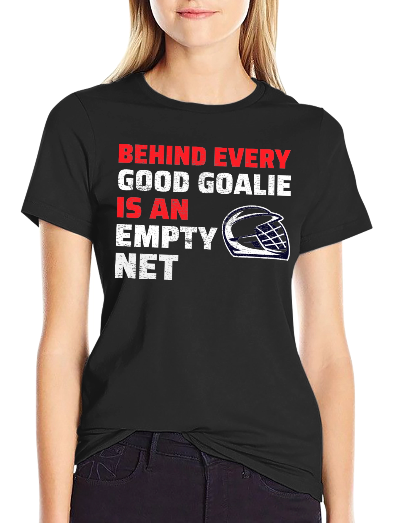 Hockey Goalie T-Shirt - Behind Every Good Goalie