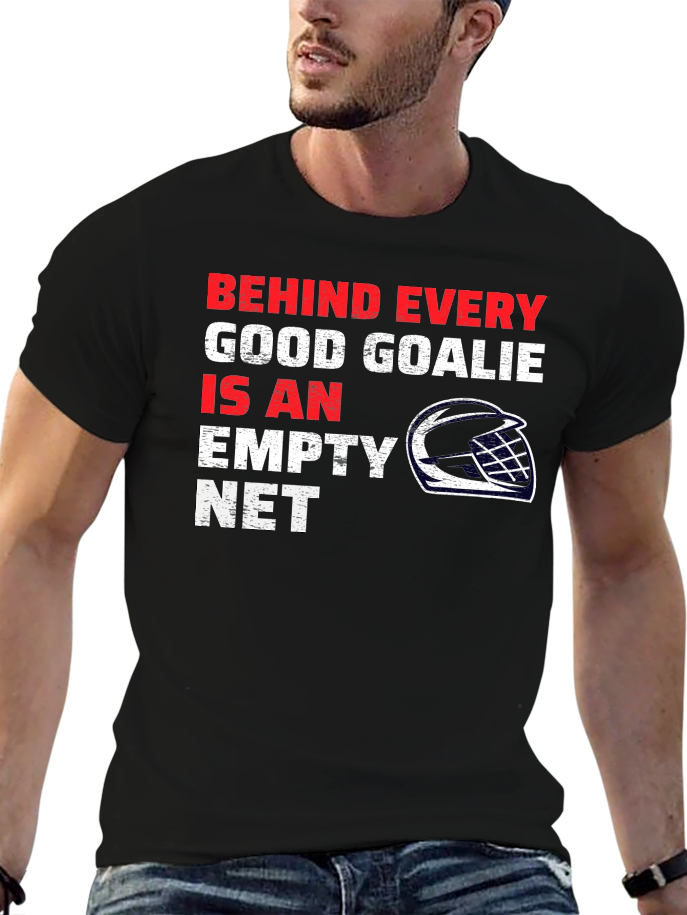 Hockey Goalie T-Shirt - Behind Every Good Goalie