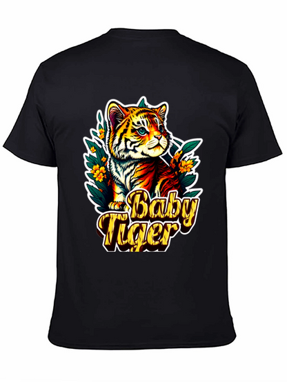 Baby Tiger Graphic Tee - Cute Animal T-Shirt