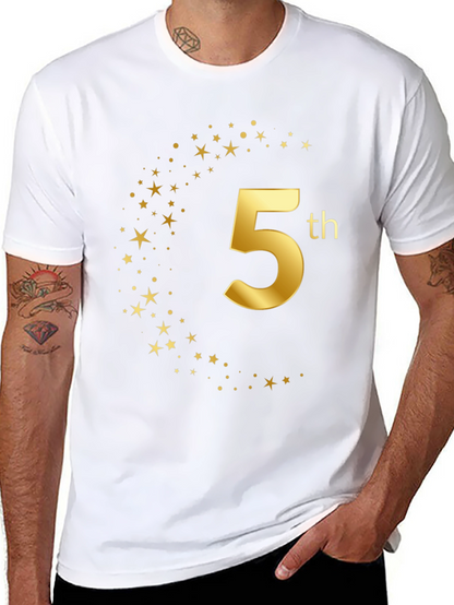 5th Birthday Starry Tee
