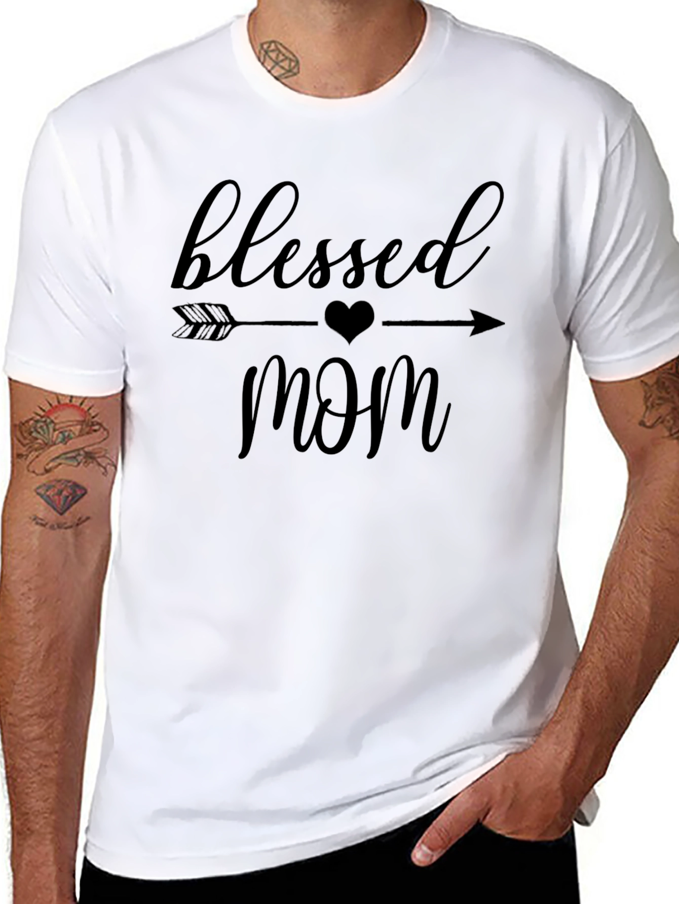 Blessed Mom Graphic T-Shirt - Stylish & Comfy