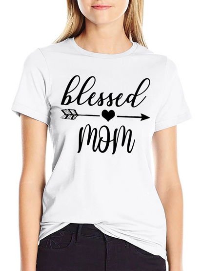 Blessed Mom Graphic T-Shirt - Stylish & Comfy