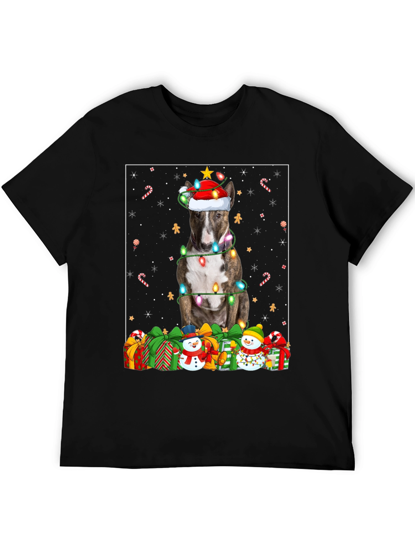 Festive Dog Christmas T-Shirt