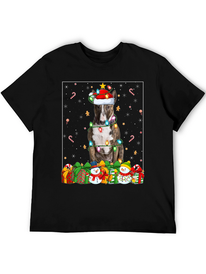 Festive Dog Christmas T-Shirt