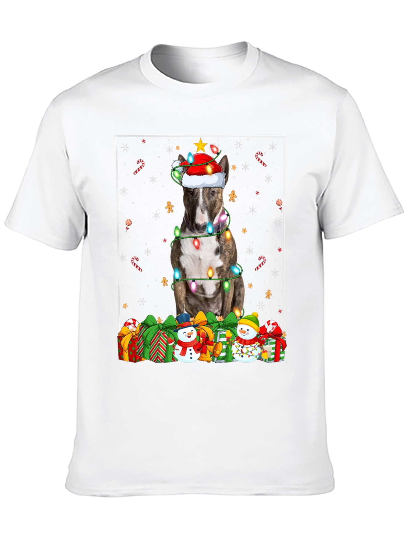 Festive Dog Christmas T-Shirt