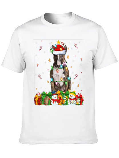 Festive Dog Christmas T-Shirt