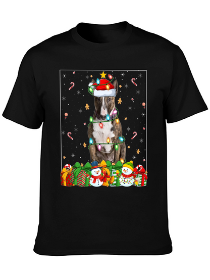 Festive Dog Christmas T-Shirt