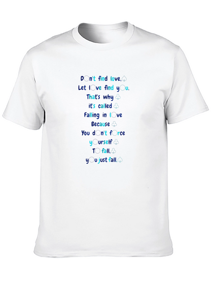 Falling in Love T-Shirt - Love Quote Graphic Tee