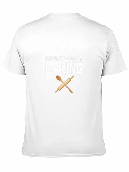 Happiest When Im Baking T-Shirt