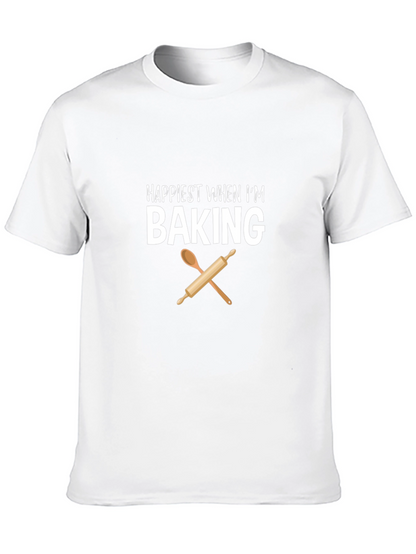 Happiest When Im Baking T-Shirt