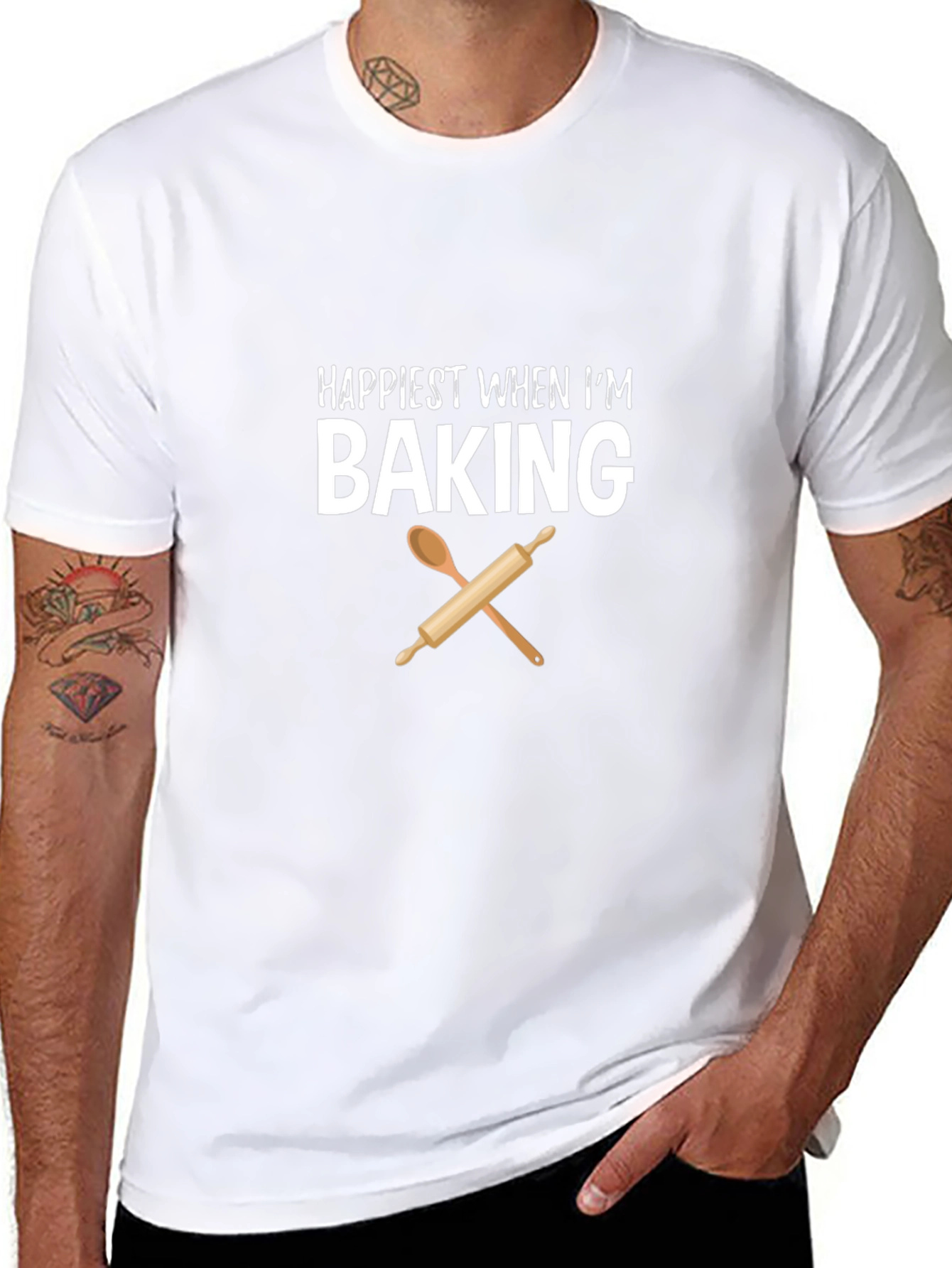 Happiest When Im Baking T-Shirt