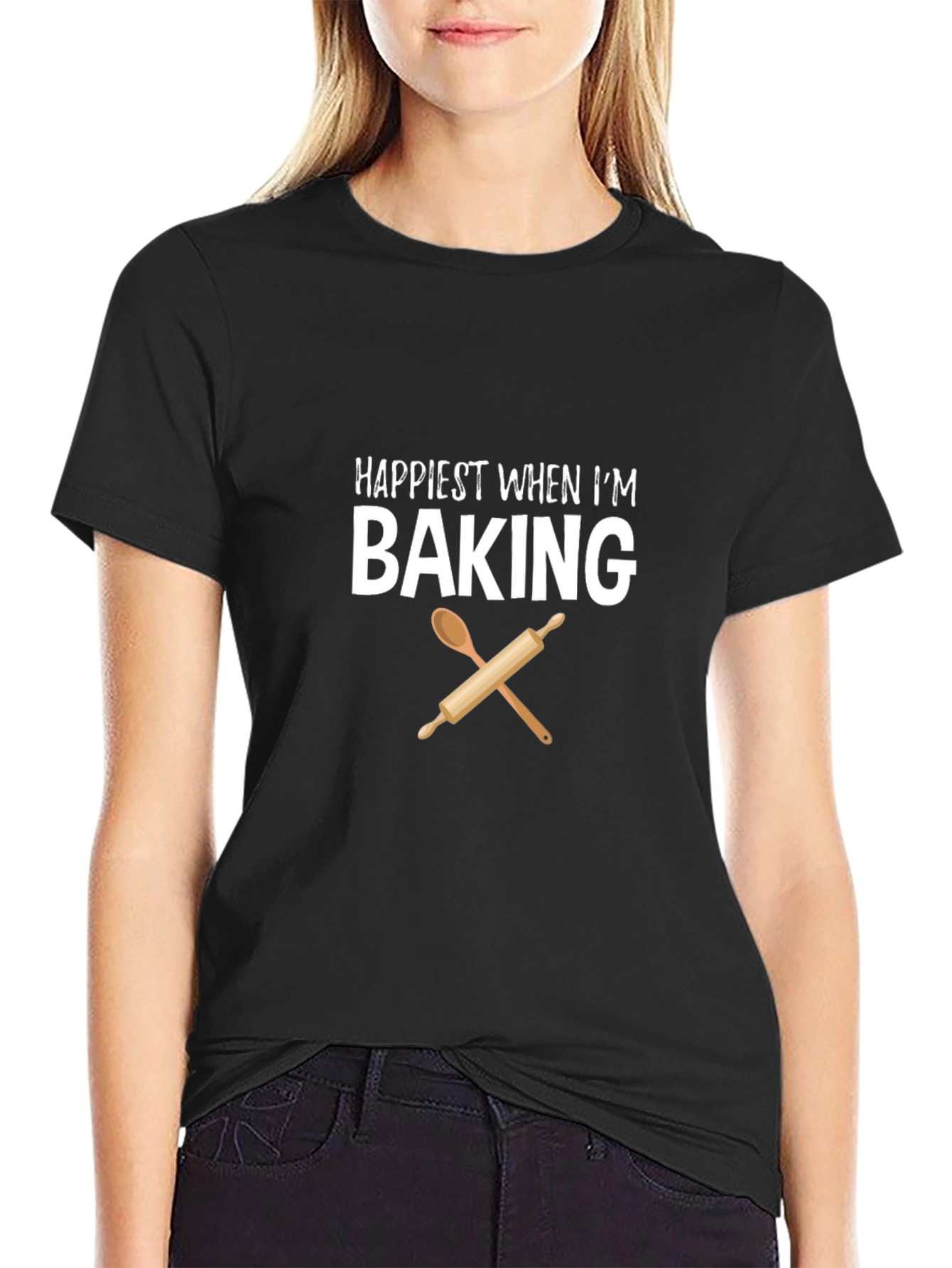 Happiest When Im Baking T-Shirt
