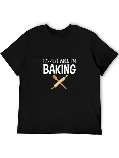 Happiest When Im Baking T-Shirt