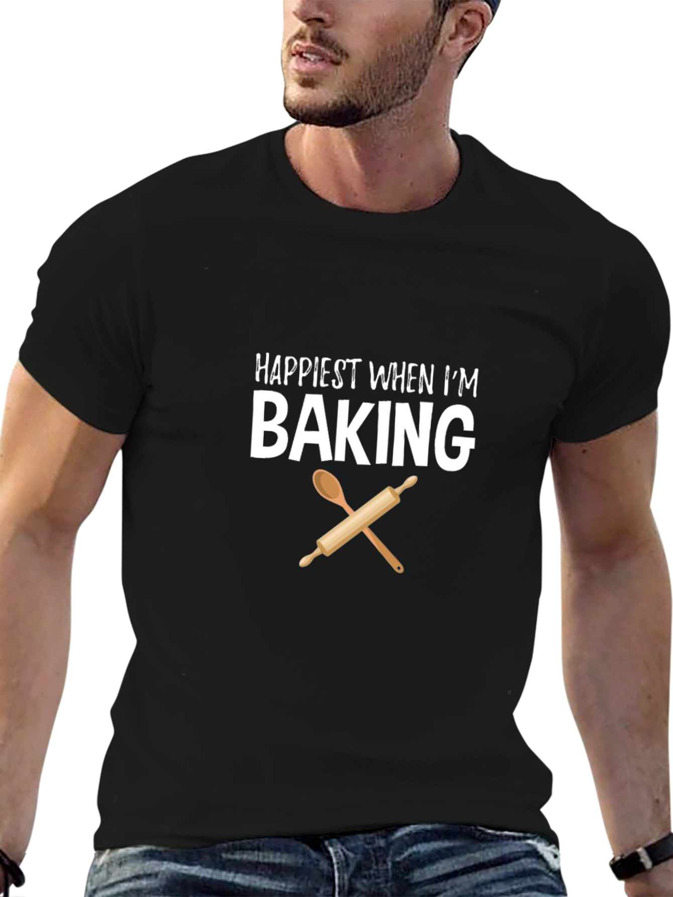 Happiest When Im Baking T-Shirt