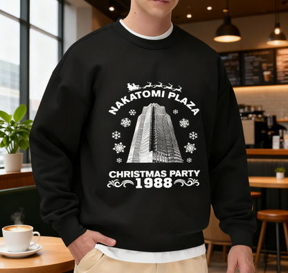 Nakatomi Plaza 1988 Christmas Party Die Hard Holiday Sweatshirt