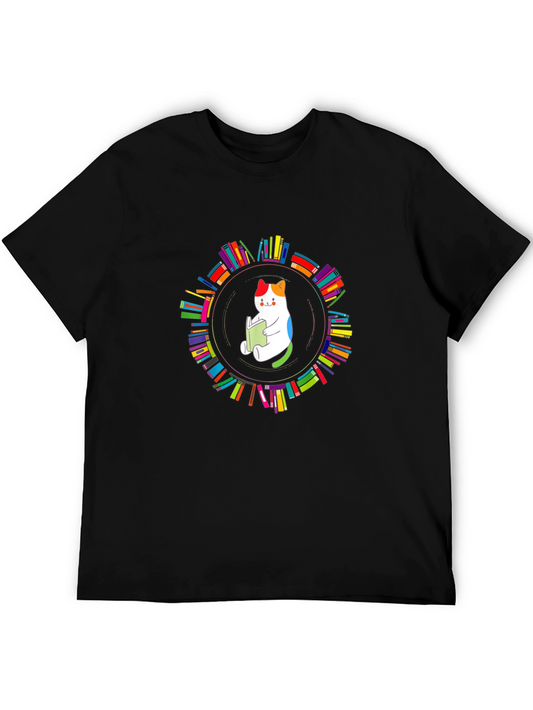 Bookworm Cat T-Shirt