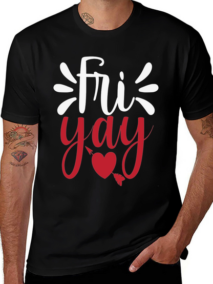 Fri-Yay Black Graphic Tee