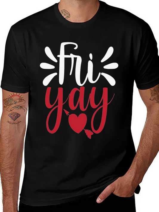 Fri-Yay Black Graphic Tee