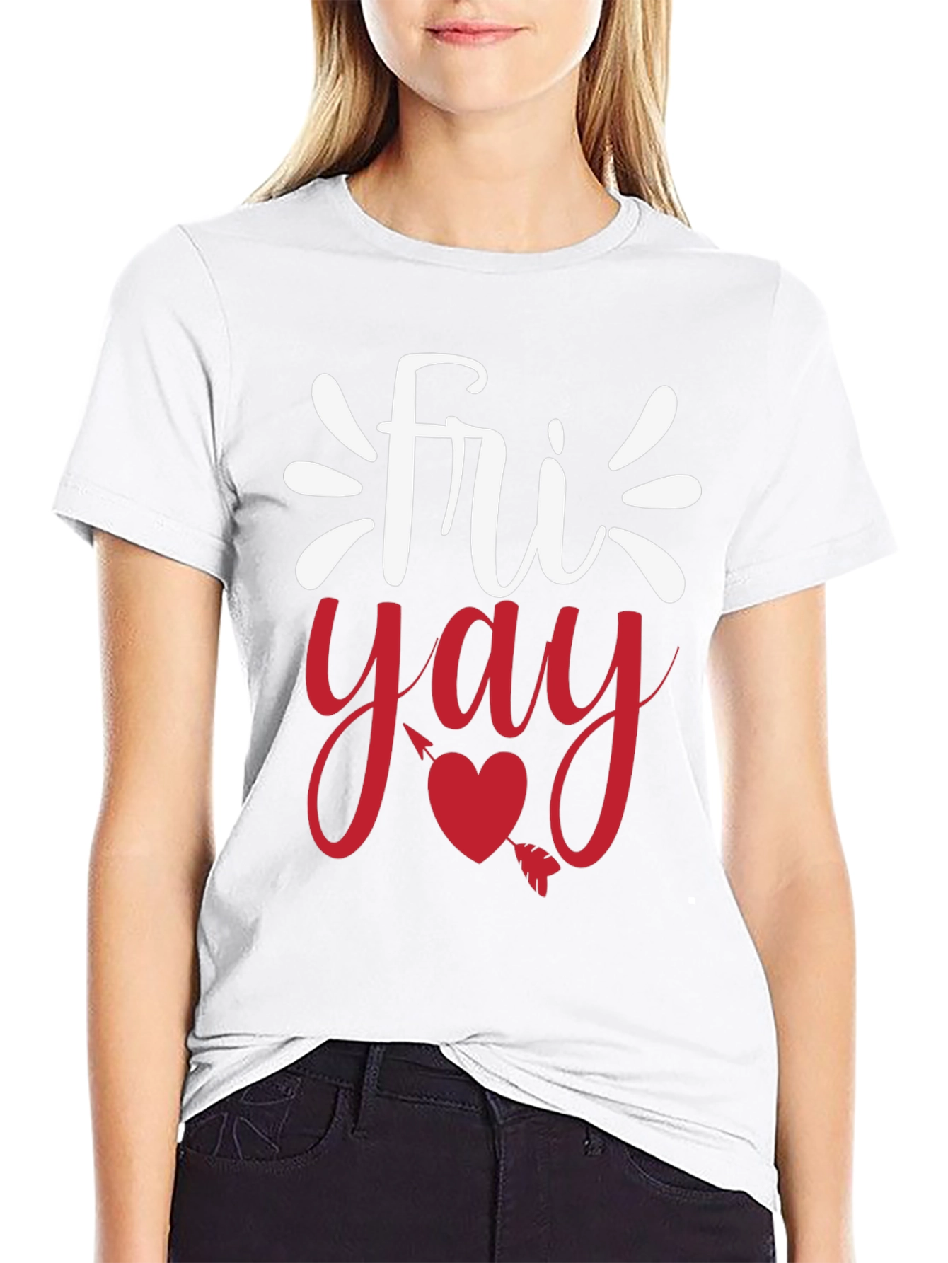 Fri-Yay Black Graphic Tee