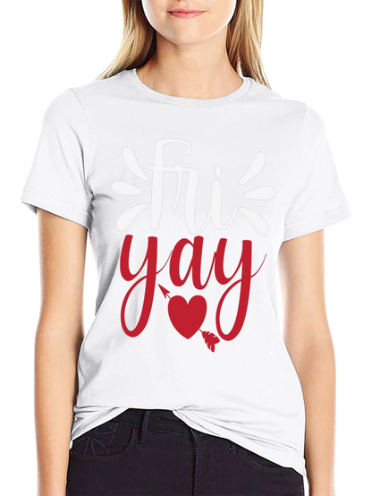 Fri-Yay Black Graphic Tee