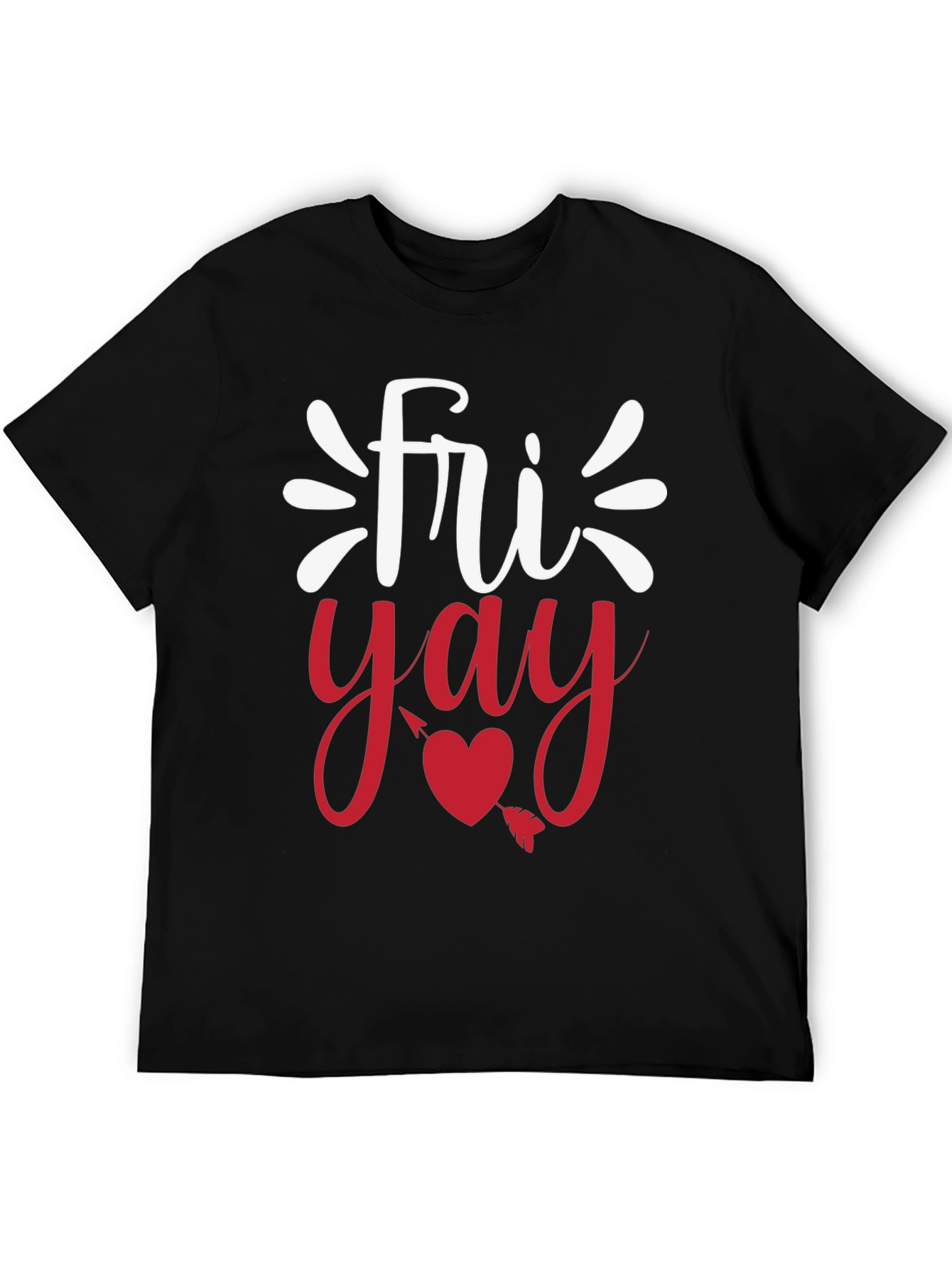 Fri-Yay Black Graphic Tee