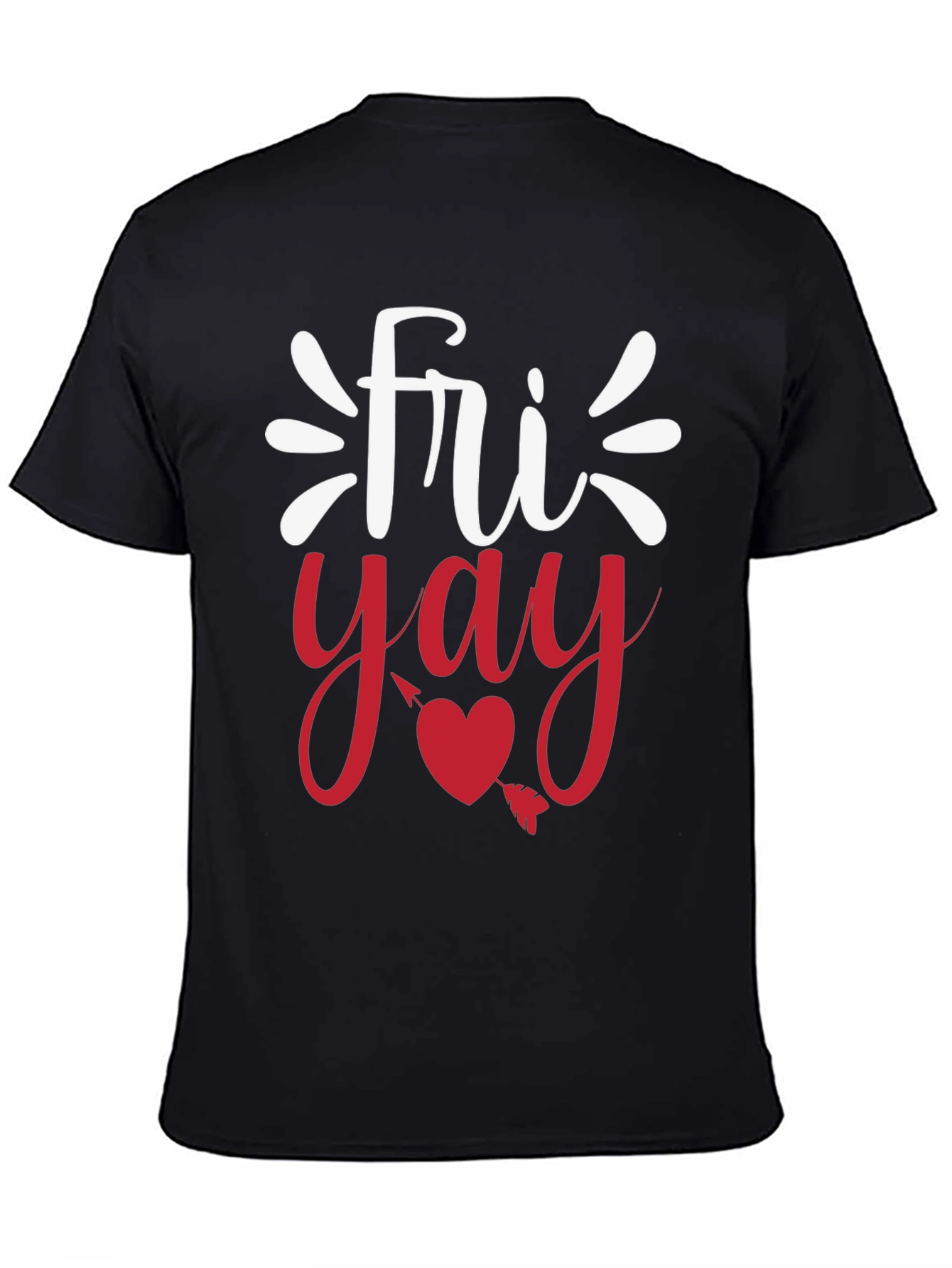 Fri-Yay Black Graphic Tee