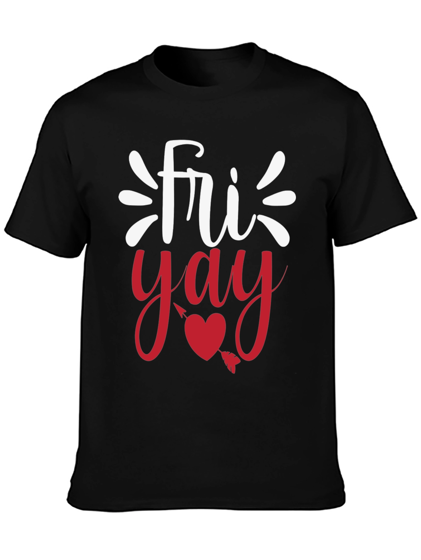 Fri-Yay Black Graphic Tee