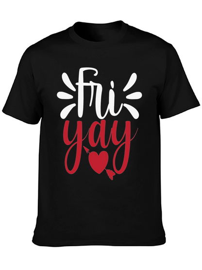 Fri-Yay Black Graphic Tee