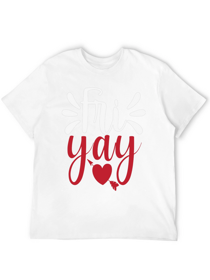 Fri-Yay Black Graphic Tee