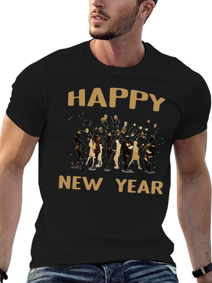 Happy New Year Graphic T-Shirt