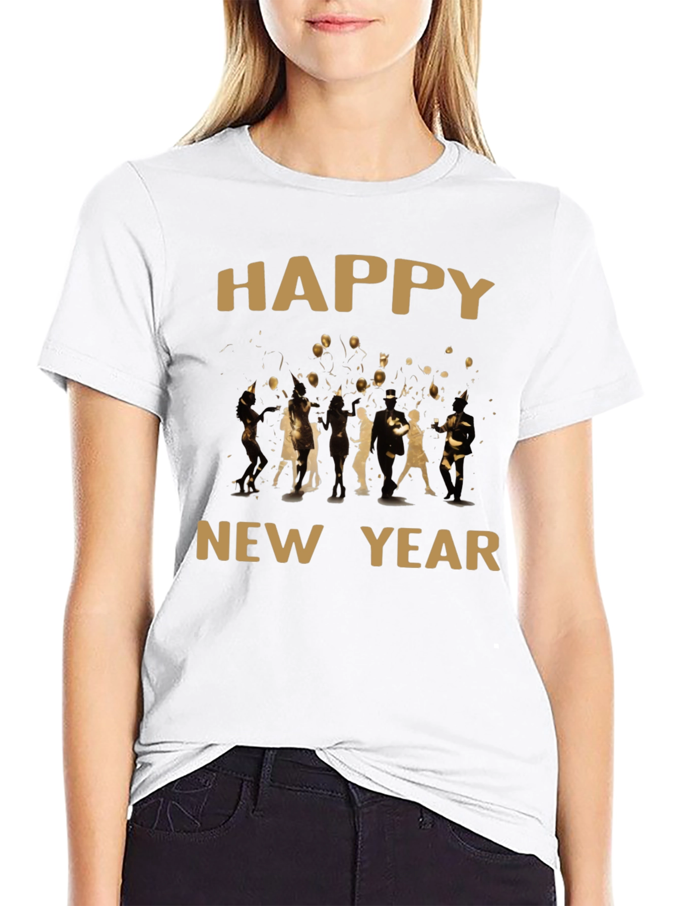 Happy New Year Graphic T-Shirt