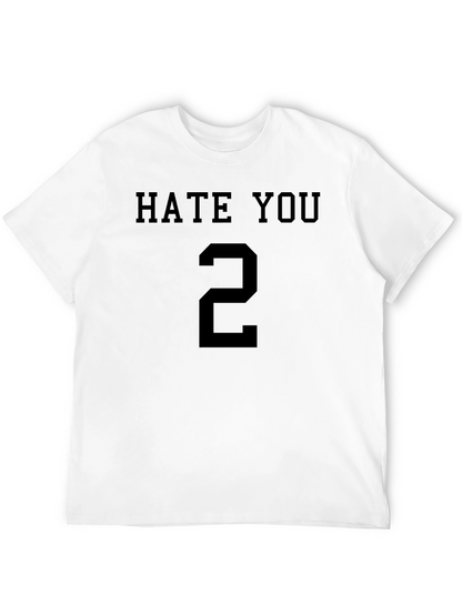 Hate You 2 Graphic T-Shirt - Black