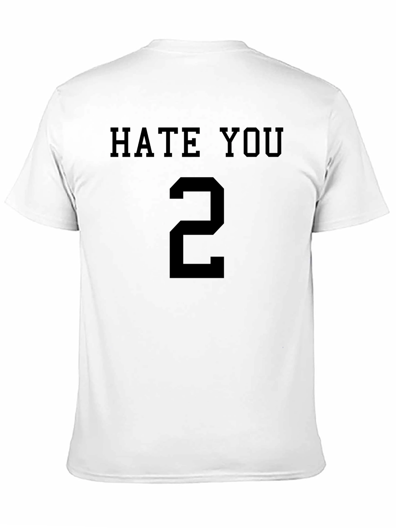 Hate You 2 Graphic T-Shirt - Black