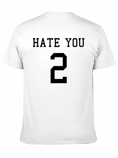 Hate You 2 Graphic T-Shirt - Black