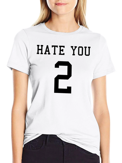 Hate You 2 Graphic T-Shirt - Black