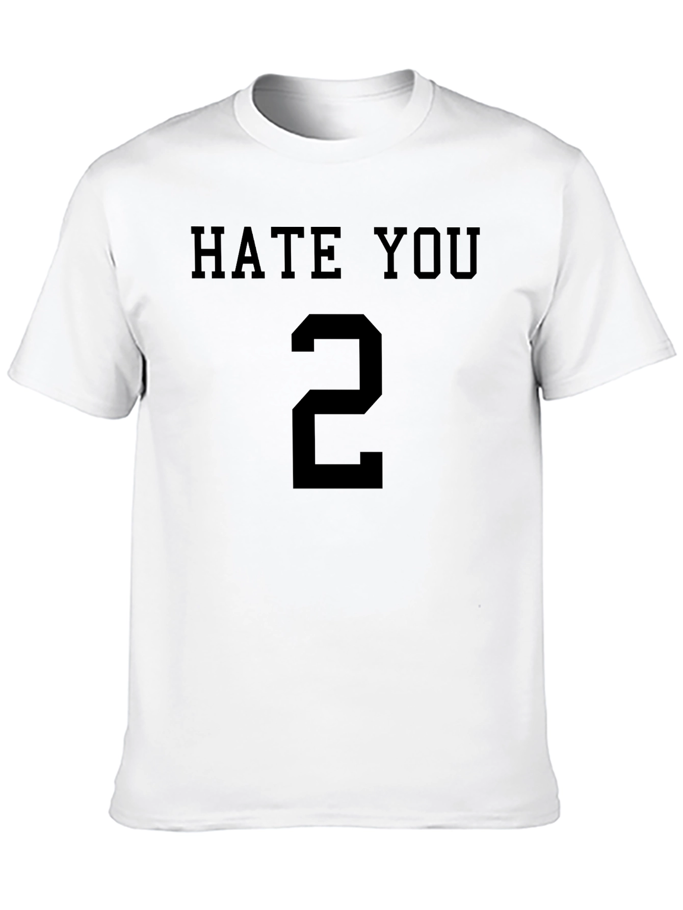 Hate You 2 Graphic T-Shirt - Black