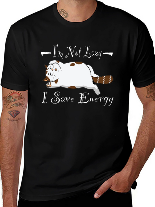 Lazy Cat T-Shirt - Funny Cat Lover Tee